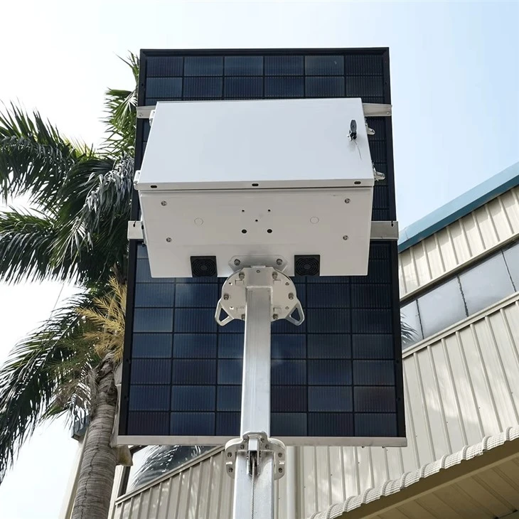 4.5m Solar-powered Cctv Security Tower best