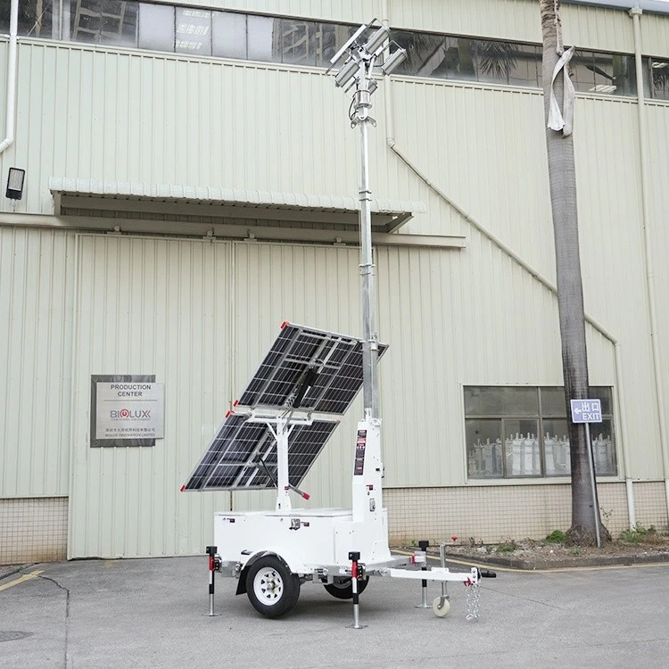 Mobile Solar Light Tower HiSOLO 1200W suppliers