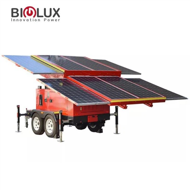 4KW Mobile Solar Generator Double Axle