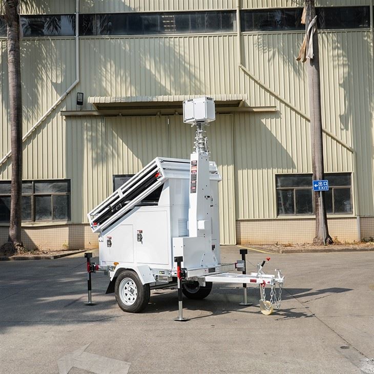 Portable Solar Cctv Trailer For Roadside suppliers