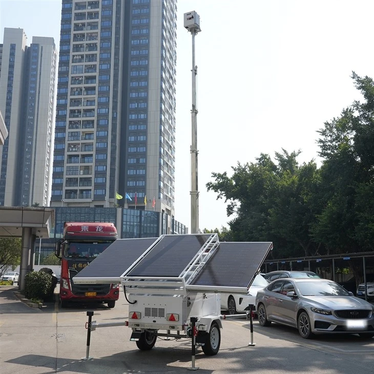 Portable Solar Cctv Trailer For Roadside best